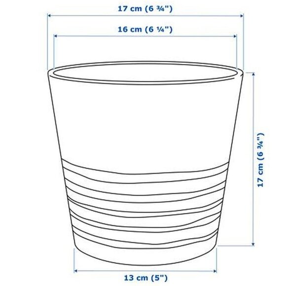 IKEA MUSKOT Plant Pot 17cm - Picture 8 of 12